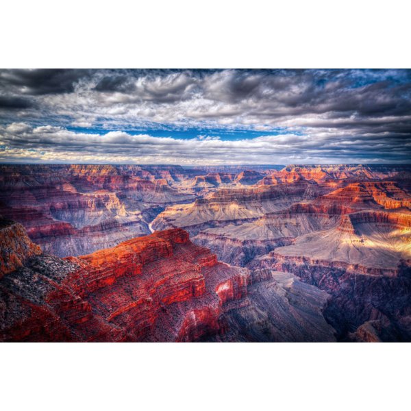 Glassbilde Canyon - 120x80 cm