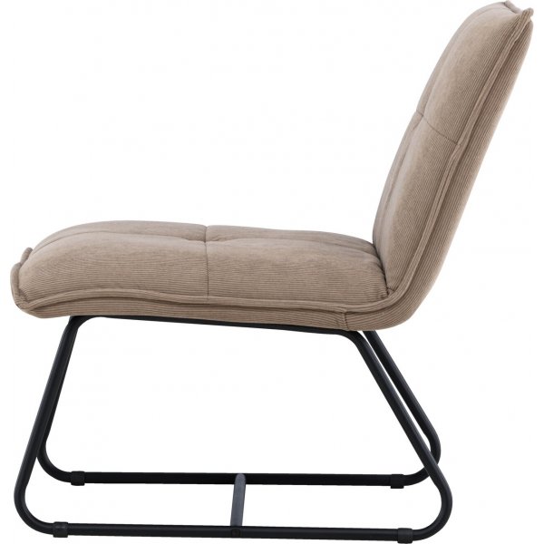 Madison lenestol - Brun kordfløyel/sort Madison lenestol - Brun kordfløyel/sort