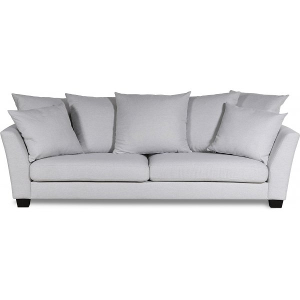 Arild 3-seter sofa med konlvoluttputer - Offwhite lin
