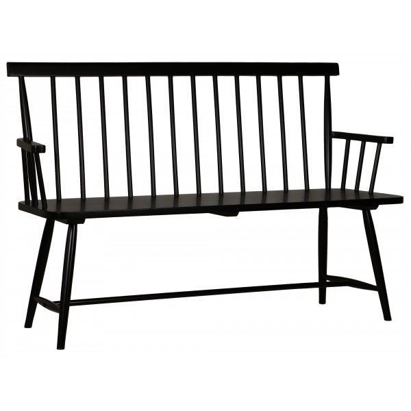 Pinnesofa kjøkkensofa Karl - Svart + Møbelrengjøring Pinnesofa kjøkkensofa Karl - Svart + Møbelrengjøring