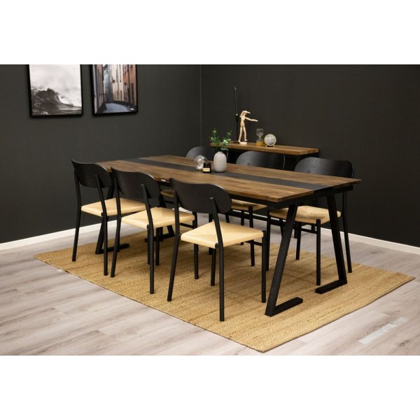 Raggteppe Jasper - Naturfarget Jute Raggteppe Jasper - Naturfarget Jute