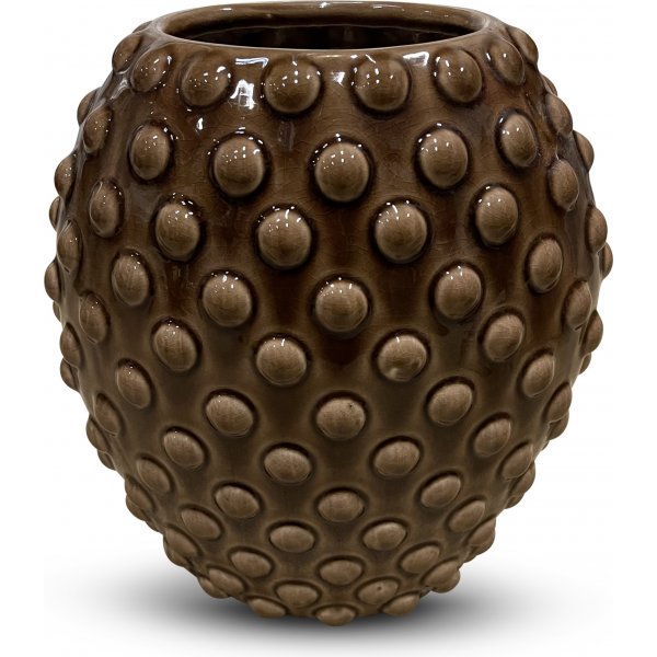 Vase Bouble H25 - Brun (blank)