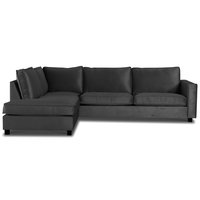 Brandy Loungesofa XL åpent anslutning venstre - Sølvgrå (fløyel) Brandy Loungesofa XL åpent anslutning venstre - Sølvgrå (fløyel)