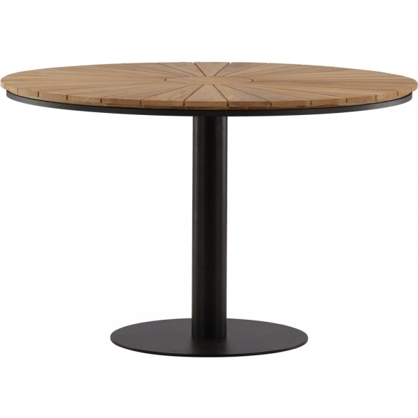 Croft spisebord Ø120 cm - Sort/Natur Croft spisebord Ø120 cm - Sort/Natur