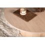 Olivia salongbord 80 cm - Whitewash