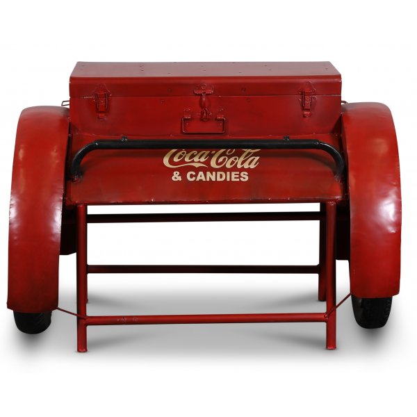 Barvogn - Rød metall Barvogn - Rød metall