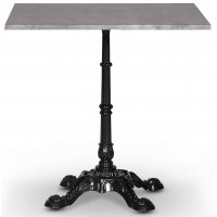 Mystery bord 75x75 cm - Svart understell / betongimitasjon Mystery bord 75x75 cm - Svart understell / betongimitasjon