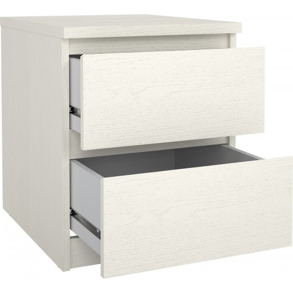 Naia nattbord 2 - Hvit ask Naia nattbord 2 - Hvit ask