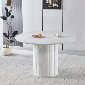 Sandö spisebord Ø120 cm - Hvit / Terzzo Sandö spisebord Ø120 cm - Hvit / Terzzo