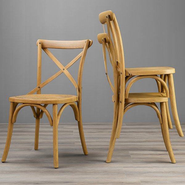 Gaston-stol i oljet heltre