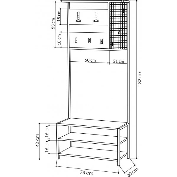 Nomad gangmbel - Antrasitt/svart
