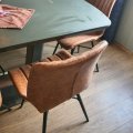 Kundebilde Unique spisestol i vintage kunstlær - Brun: Kjempefornøyd! Fargen akkurat slik...