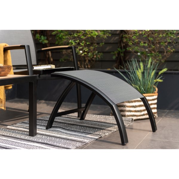 Panama lounge gruppe 3 - Sort/teak