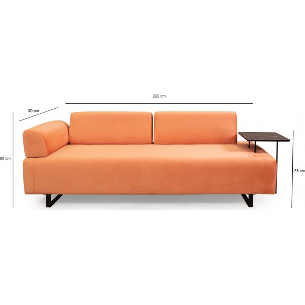 Infinity 3-seters sovesofa - Rosa Infinity 3-seters sovesofa - Rosa