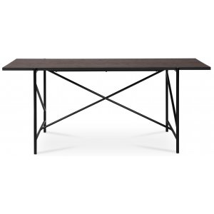 Portland spisebord 180 cm - Brun eik/svart