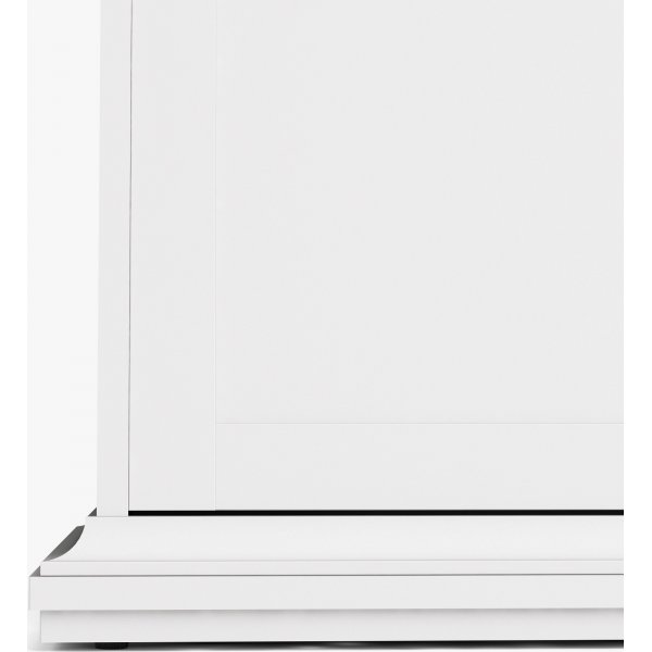 Paris garderobe med 3 drer - Hvit