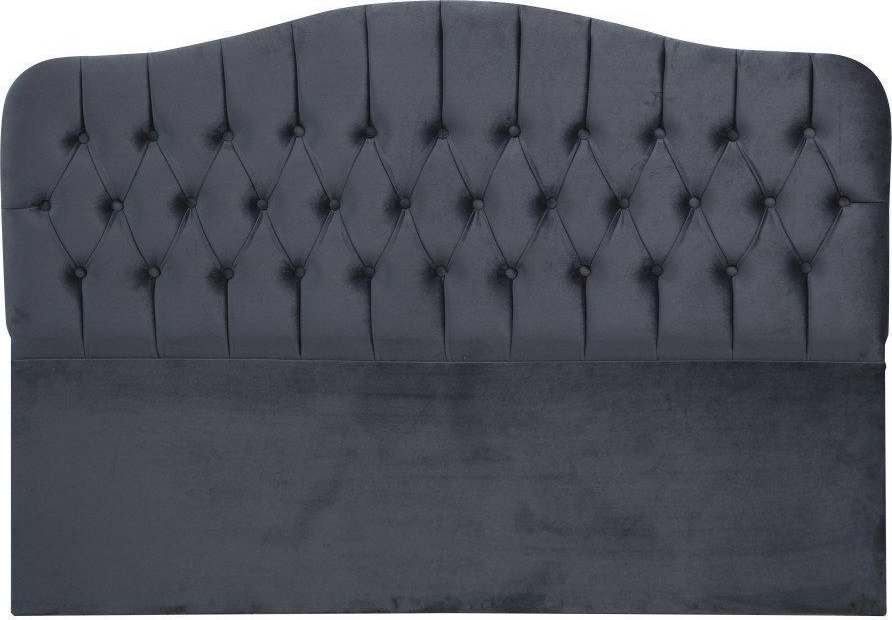 Vassi sengegavl 150 x 125 cm - Antrasitt - Sengegavler