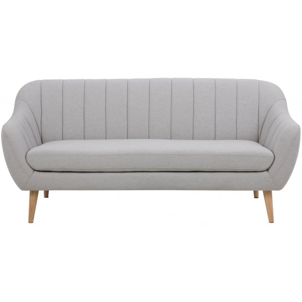 Dorian 3-seter sofa - Lysegr