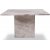 Kindbro salongbord 75 cm - Slvaktig marmor