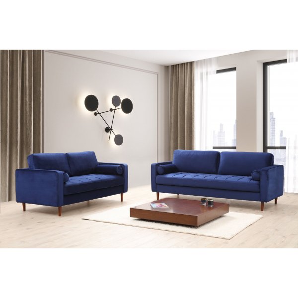 Roma 2-seters sofa - Marineblå Roma 2-seters sofa - Marineblå
