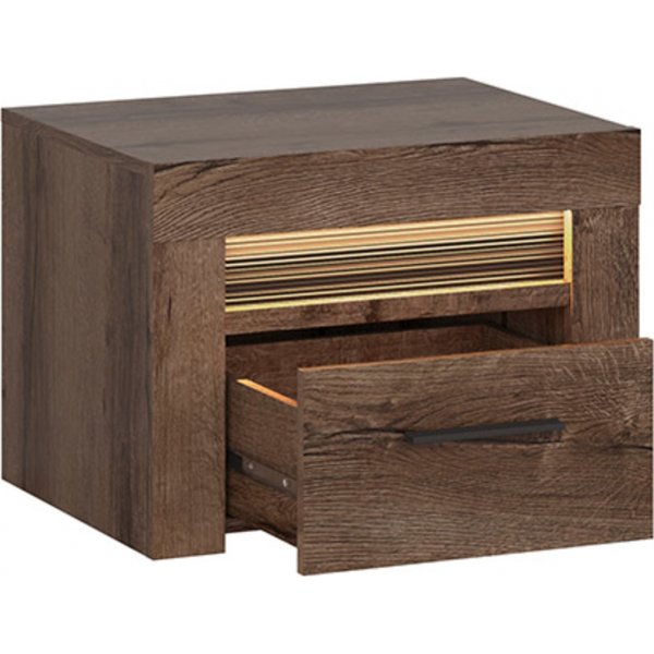 Baylar nattbord - Mørk eik Baylar nattbord - Mørk eik