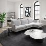 Pearl divansofa - Lysegr