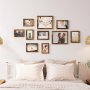 Jasmina fotoramme, 10 stk - Brun
