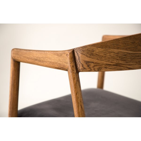 Långön spisestuestol - Eik/grå Långön spisestuestol - Eik/grå