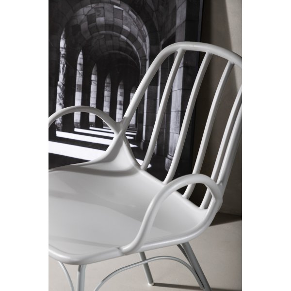 Dyrn spisestuestol - Lys gr