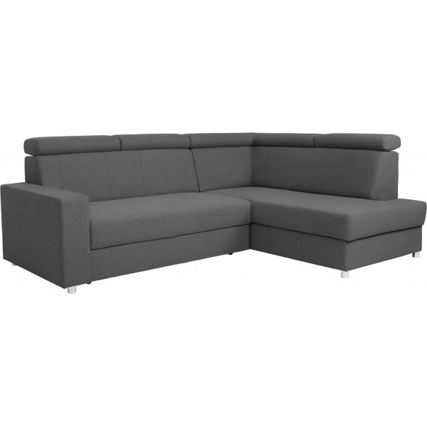 Lone hjrnesovesofa med pen ende hyre - Gr