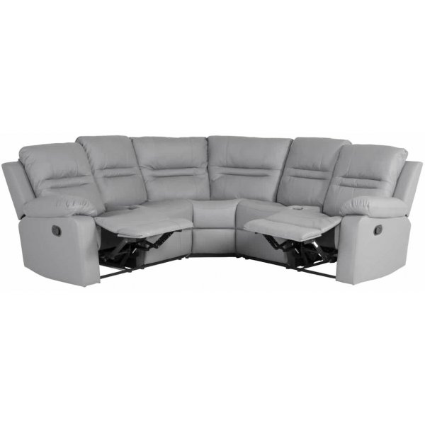 Mozart hjørnesofa (recliner) - Grå (PU) Mozart hjørnesofa (recliner) - Grå (PU)