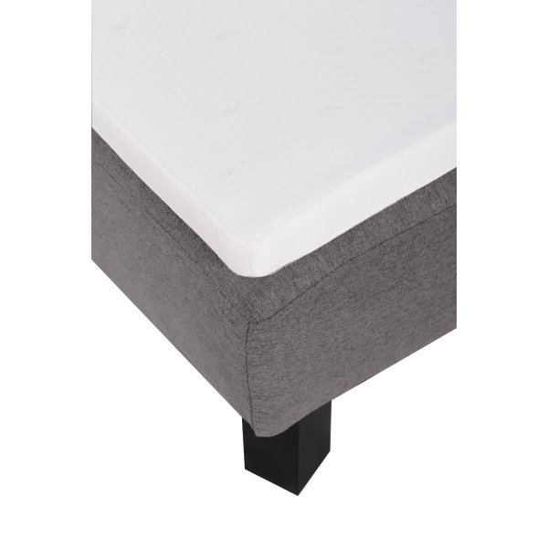 Somnia Familieseng 120x200 cm, enkeltseng med madrassbelegg - Grå Somnia Familieseng 120x200 cm, enkeltseng med madrassbelegg - Grå