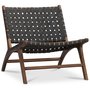 Lenestol Porto - Svart / Teak