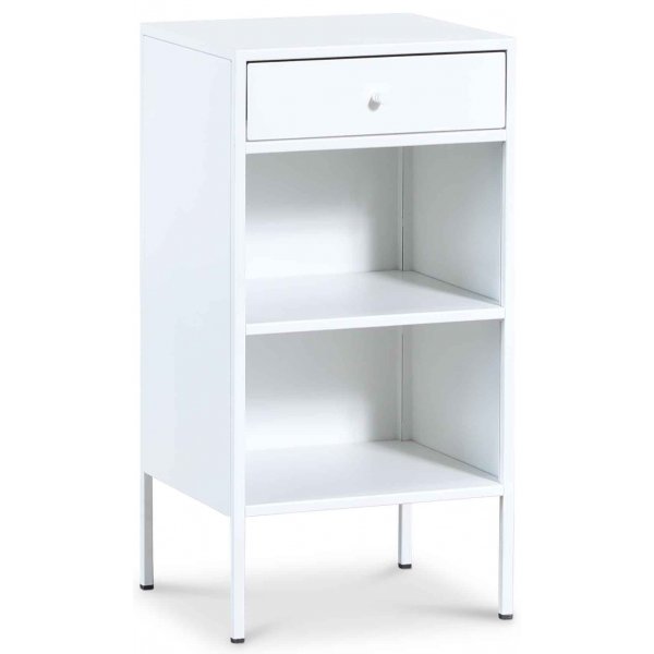 Dream nattbord i metall (H 70 cm) - Hvit