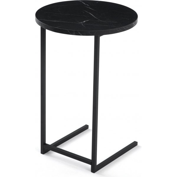 Mitazor sidebord 38 cm - Marmor/sort