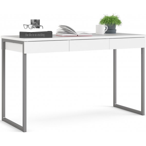 Function Plus skrivebord 125,8 x 51,6 x 76,5 cm - Hvit Function Plus skrivebord 125,8 x 51,6 x 76,5 cm - Hvit