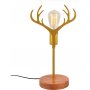 Antler bordlampe - Valntt/gull