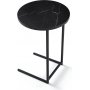 Mitazor sidebord 38 cm - Marmor/sort