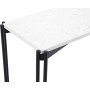 Avlastningsbord Jamson - Svart / Hvit Terrazzo