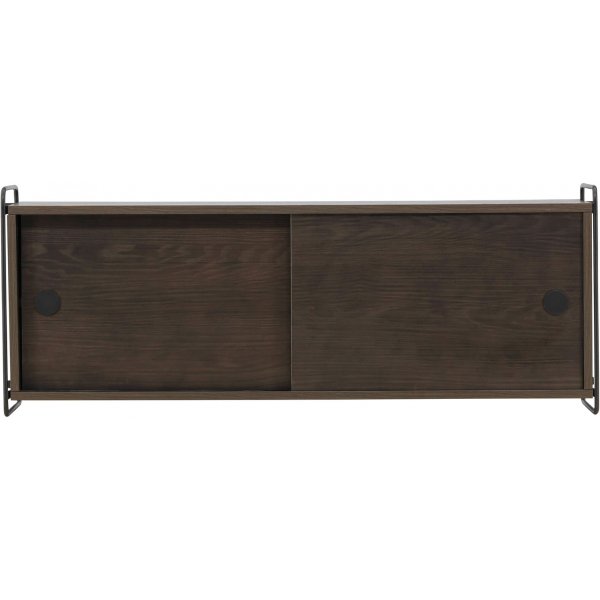 Paris veggskap 48 x 122 cm - Sort/Mocca Paris veggskap 48 x 122 cm - Sort/Mocca