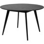 Katie rundt spisebord 115 cm - Sortbeiset ask