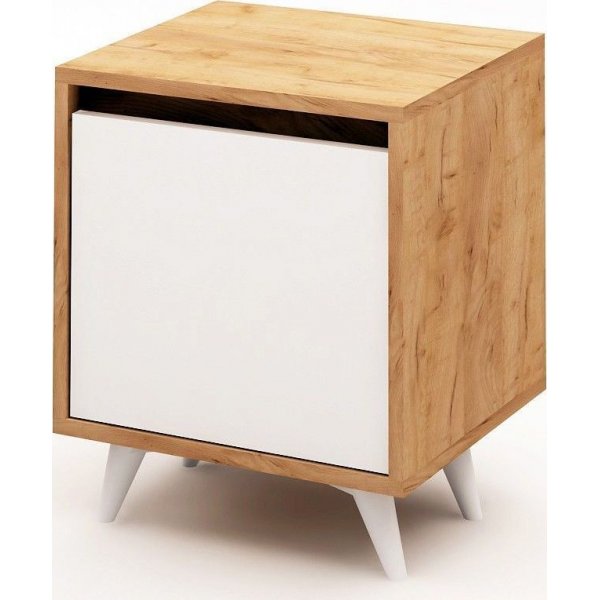 Yepp nattbord - Eik/hvit Yepp nattbord - Eik/hvit