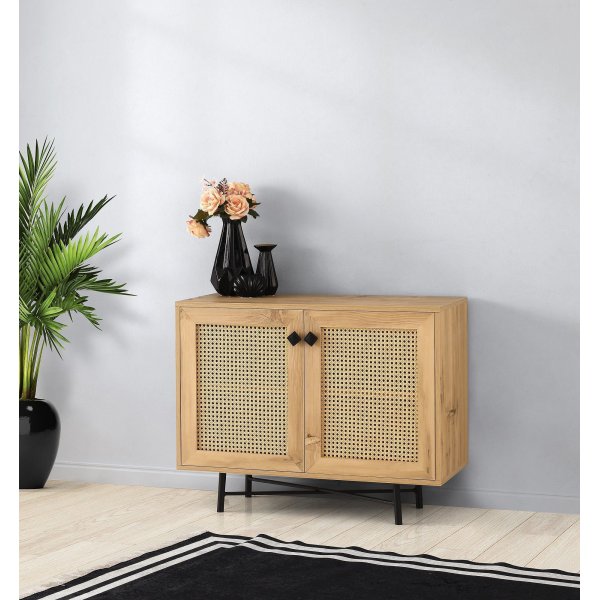 Tarsus skap - Eik/svart Tarsus skap - Eik/svart