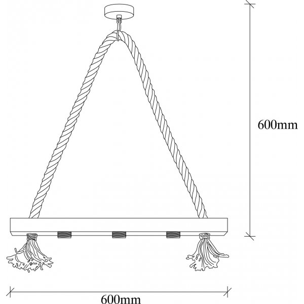 Erebos taklampe 105-AV - Tre Erebos taklampe 105-AV - Tre