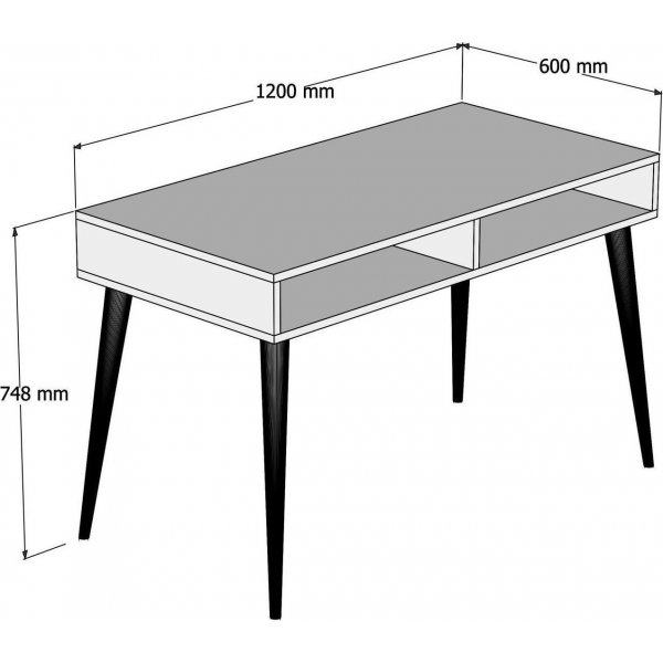 Novo skrivebord - Valnøtt Novo skrivebord - Valnøtt
