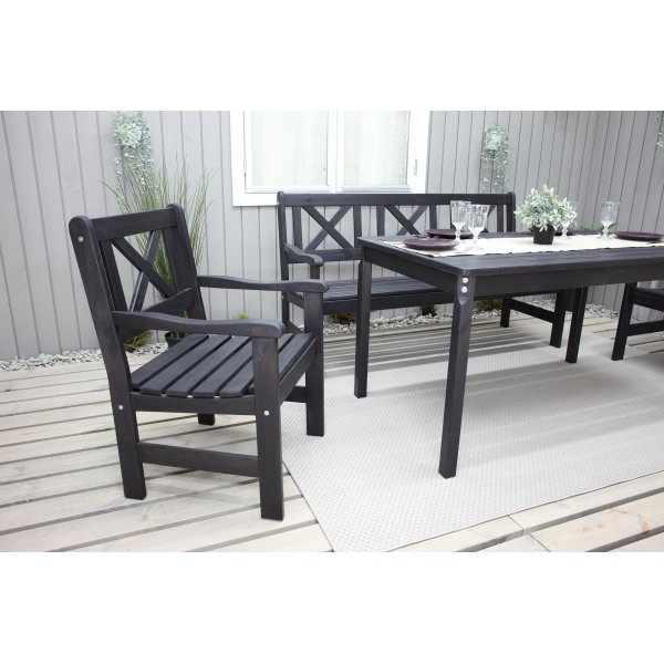 Sofagruppe Europe - Klassisk sort + Tekstilrens for møbler Sofagruppe Europe - Klassisk sort + Tekstilrens for møbler