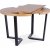 Parker spisebord, 100-250 cm - Eik/svart