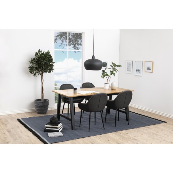 Candis lenestol - Grå PU Candis lenestol - Grå PU