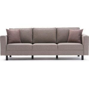 Kale 3-seters sofa - Kremhvit lin