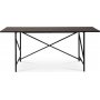 Portland spisebord 180 cm - Brun eik/svart + Mbelftter